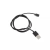 Магнітний USB кабель для смарт-годинників на 2 конектора / 4 мм. / магніти 9 мм. / 60 см. / Чорний