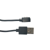 Магнітний USB кабель для смарт-годинників на 2 конектора / 4 мм. / магніти 9 мм. / 60 см. / Чорний