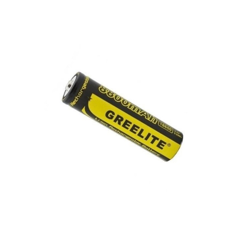 Акумулятор 18650 Greelite Li-ion / Виступаючий контакт / Чорний