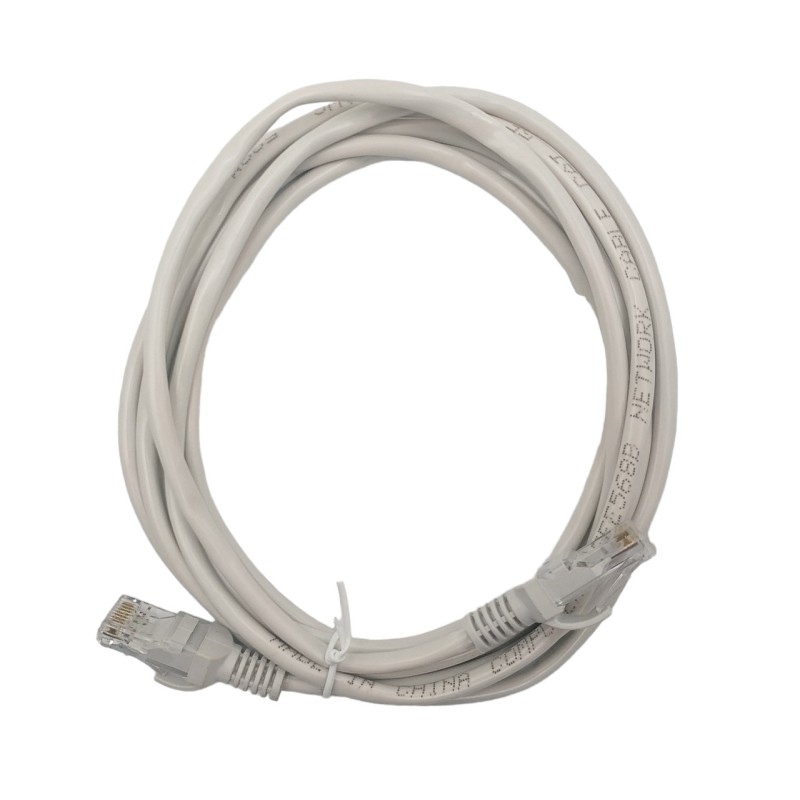 Кабель патч-корд LAN – LAN для интернета / 3 метра / Серый