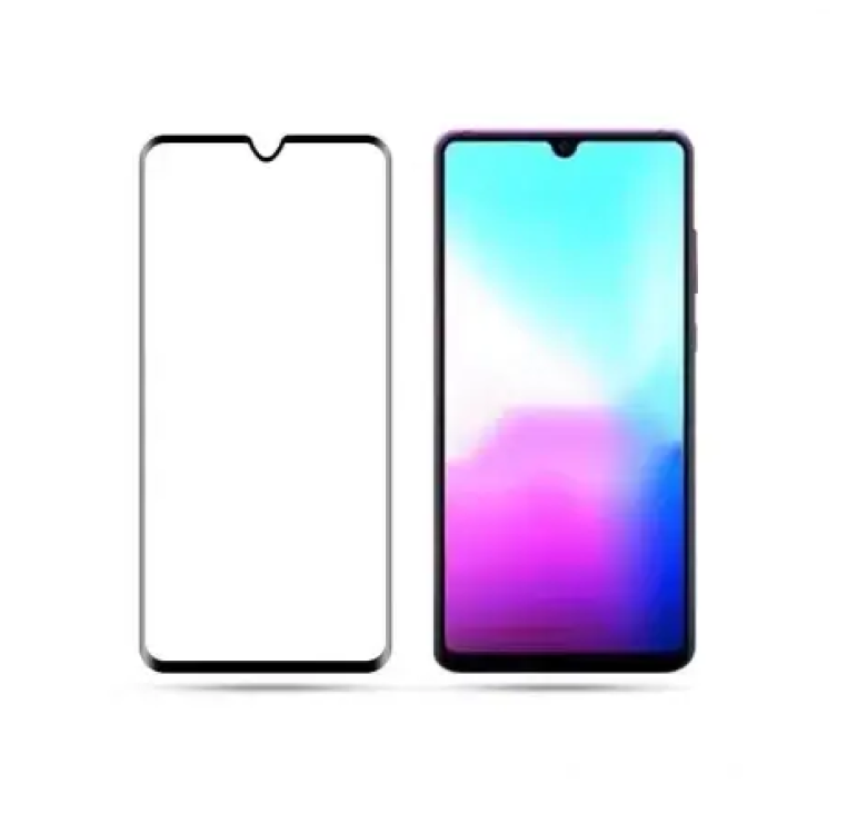 Загартоване захисне скло на смартфон Huawei Y6 2019/ Чорна рамка