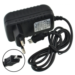 Зарядка для пристроїв mini (v3) / 5 вольт / 3 Ампера / 100 см. / Чорний