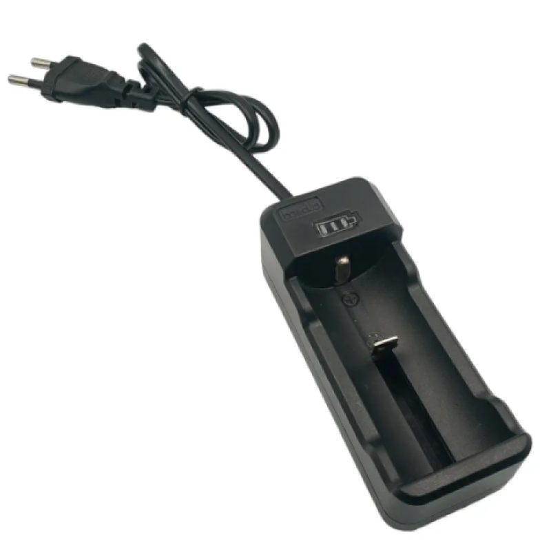 Зарядка для аккумуляторов 18650, 26650, 21700 / Черная