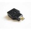 Адаптер Micro HDMI (Зовнішній) - HDMI (Внутрішній) / Чорний