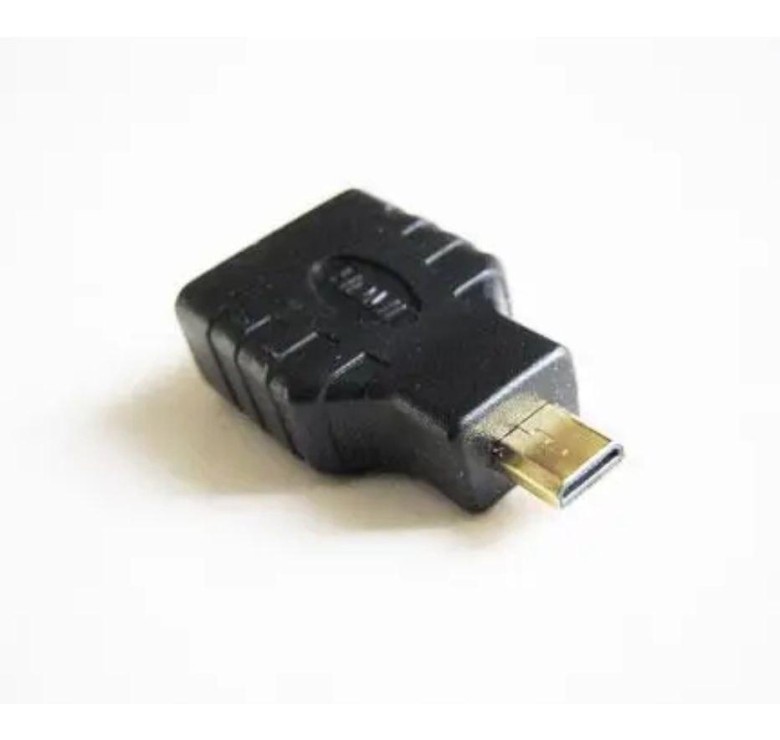 Адаптер Micro HDMI (Зовнішній) - HDMI (Внутрішній) / Чорний