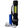 Світлодіодний ліхтарик BL-W546 / mirco USB / Чорний