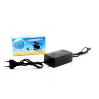 Мережевий зарядний пристрій / 12V 1A / AC/DC Power Adapter / Універсальний блок живлення / Чорний