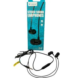Навушники CELEBRAT G4 провідні вакуумні / Чорні