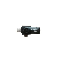 Картрідер TU004 2в1 microSD на USB чи MicroUSB / Перехідник Micro OTG / Чорний