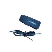 Бездротовий ресивер Wireless Music Receiver/ Аудіоресивер AUX 3.5 mm. / Чорний