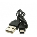 Кабель Mini - USB для плеєрів, колонок, відеореєстраторів / 1 метр / Чорний