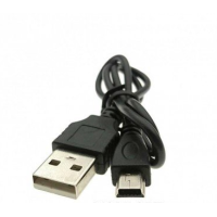 Кабель Mini - USB для плеєрів, колонок, відеореєстраторів / 1 метр / Чорний