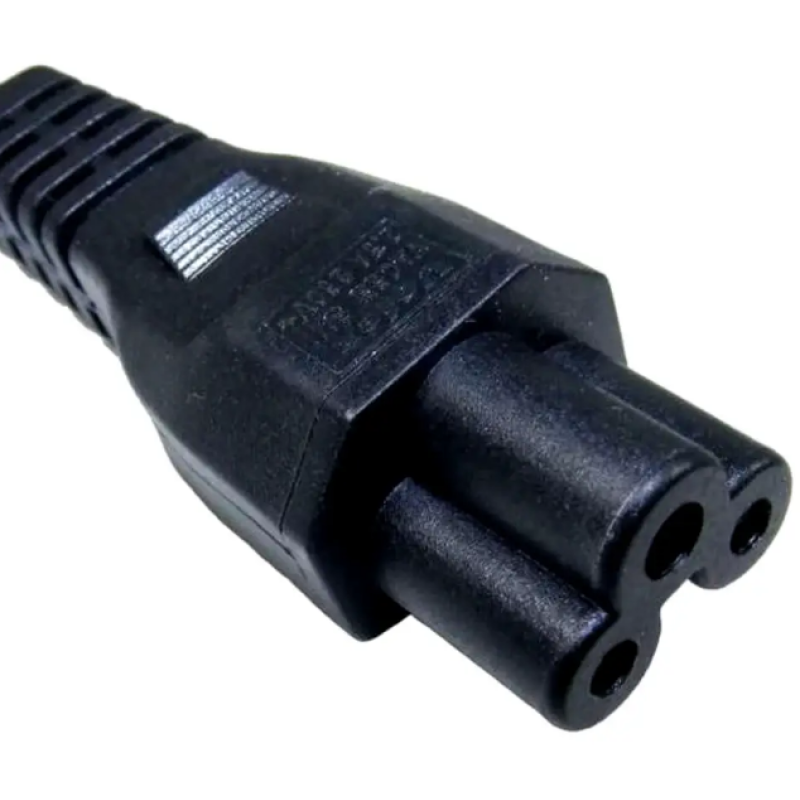 Кабель для блока питания ноутбука 1.2м / 3 pin / Черный