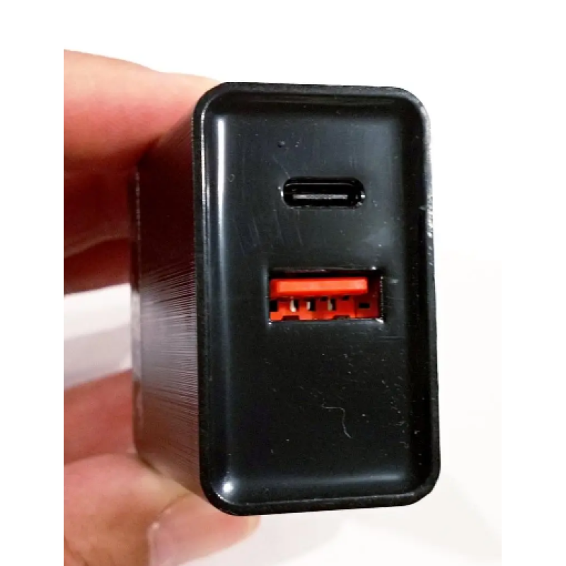 Зарядний пристрій AR-QC-PD / USB TYPE-C / Чорний