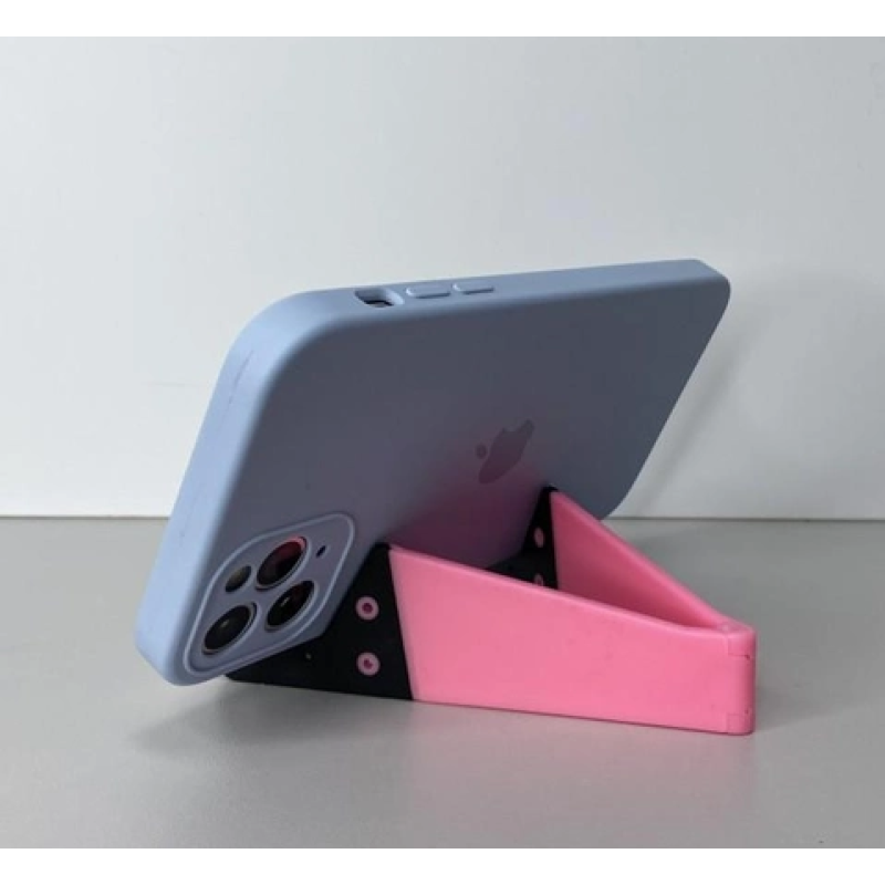 Держатель для телефона 7009 / Сложная подставка / Розовый