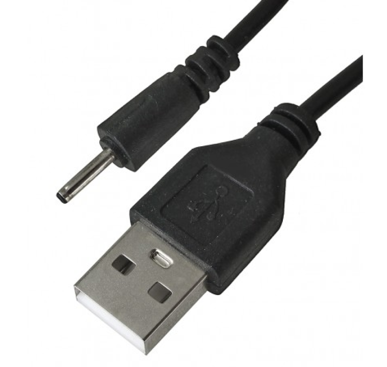 Кабель USB для зарядки 2мм (Nokia 6101) 1 метр / Чорний
