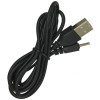Кабель USB для зарядки 2мм (Nokia 6101) 1 метр / Чорний