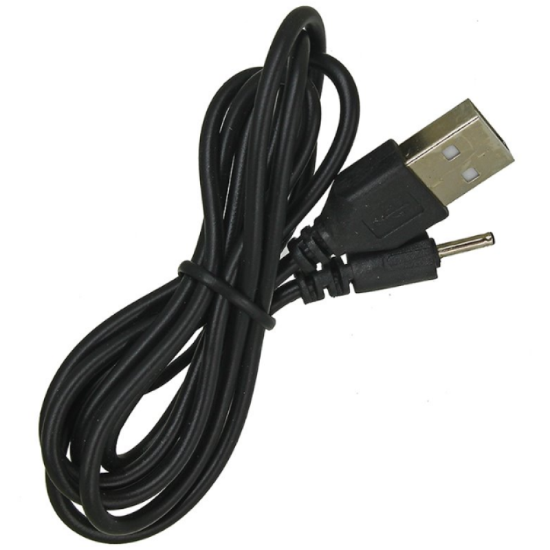 Кабель USB для зарядки Nokia 2 мм (50 см) Черный