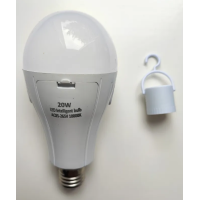 Світлодіодна лампочка LED bulb з акумулятором / Акумуляторна аварійна лампочка в патрон