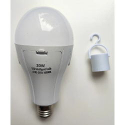 Светодиодная лампочка LED bulb с аккумулятором / Аккумуляторная аварийная лампочка в патрон