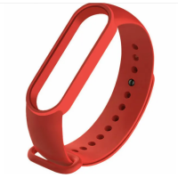Ремінець на розумний браслет Xiaomi Mi Band 5/6 / Червоний