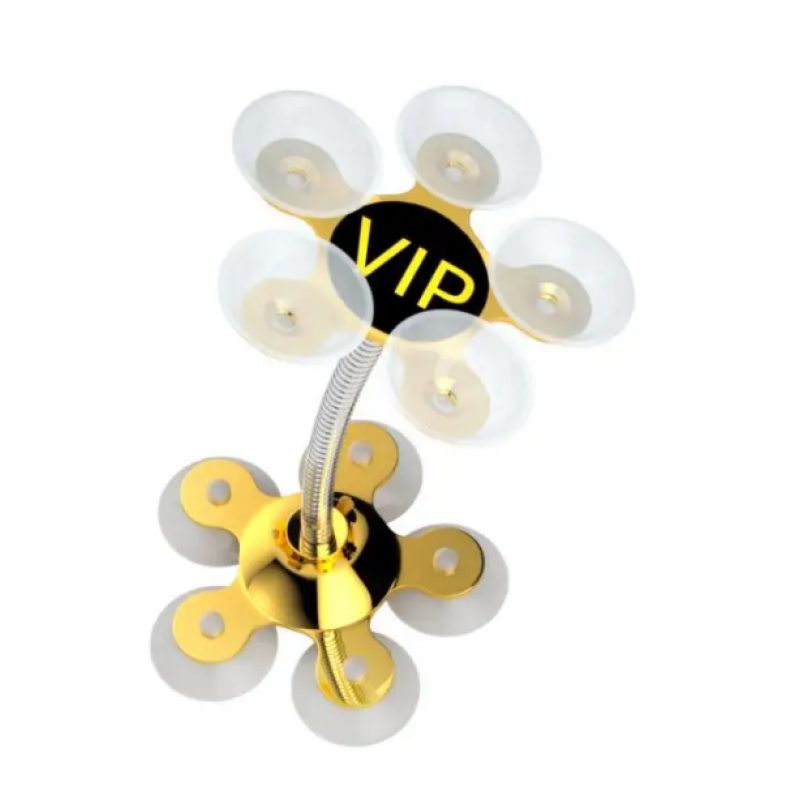 Тримач з вакуумними присосками Magic sucker / Золото