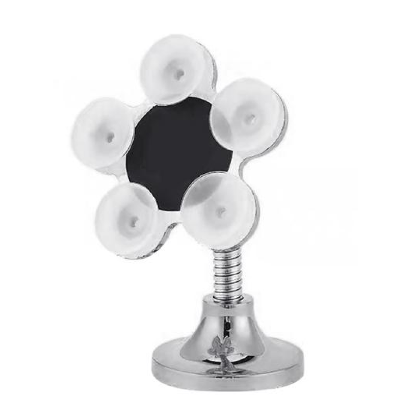 Держатель с вакуумными присосками для телефона Magic sucker / Серебряный