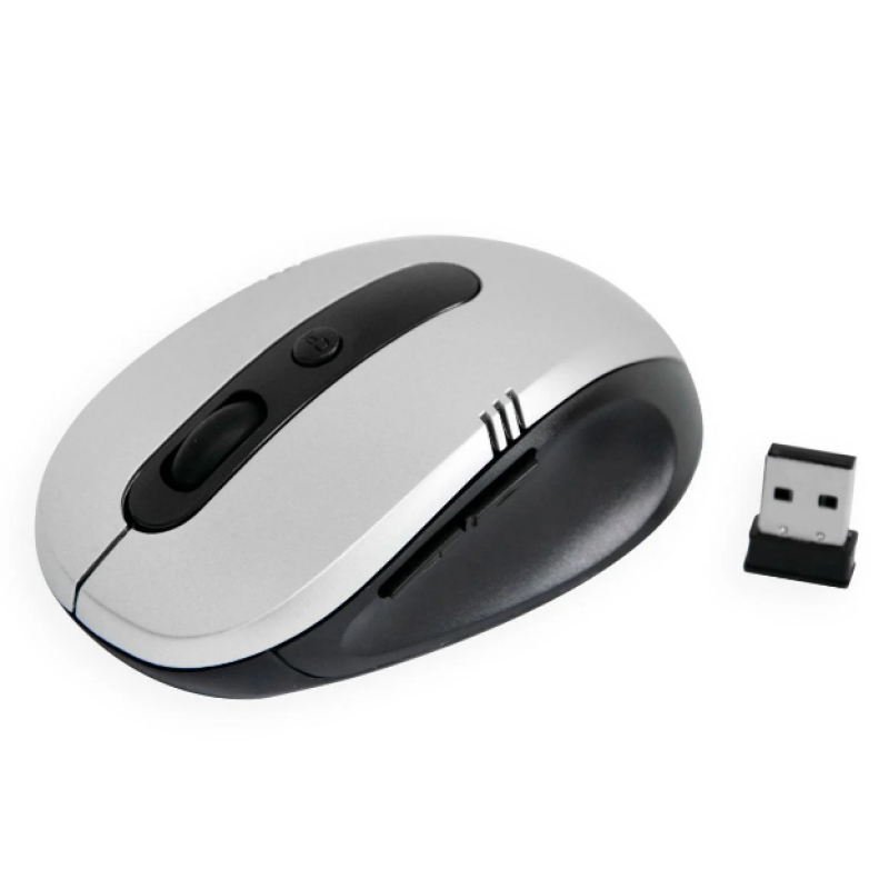 Беспроводная мышка Wireless Mouse G-108 / Комп'ютерна мишка бездротова 2.4GHz / Черный-Серый