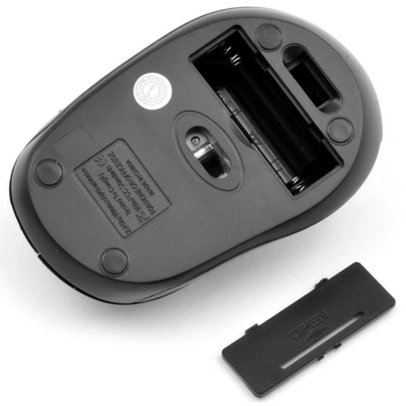 Беспроводная мышка Wireless Mouse G-108 / Комп'ютерна мишка бездротова 2.4GHz / Черный-Серый