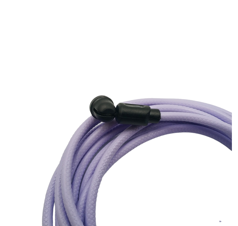 Магнітний кабель USLION 2 в 1 / Lightning (Iphone) - USB / 540 градусів / Круглий / 100 см. / Фіолетовий