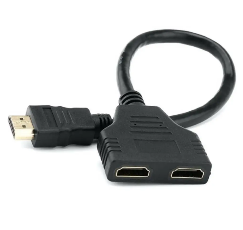Адаптер розгалужувач HDMI на 2 HDMI (спліттер)