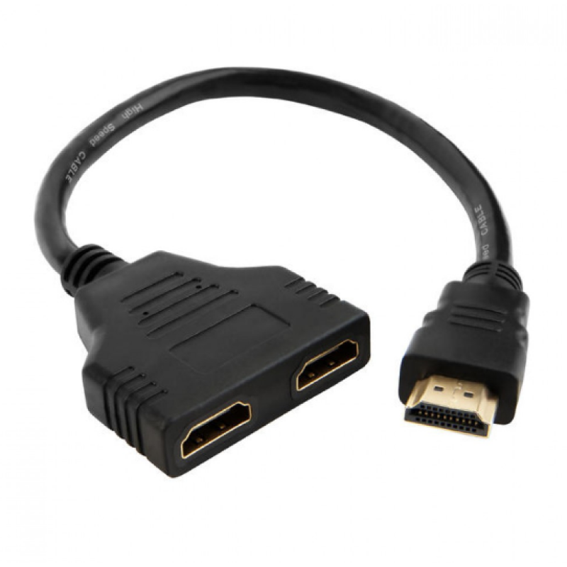 Адаптер розгалужувач HDMI на 2 HDMI (спліттер)