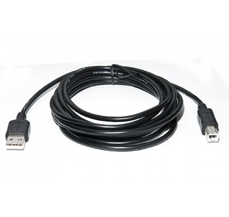 Кабель для принтера (сканера) USB 2.0 AM-BM / 3 метра / Чорний