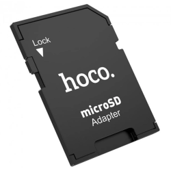 Переходник для карты памяти Hoco HB22 Micro-SD / TF to SD / Черный