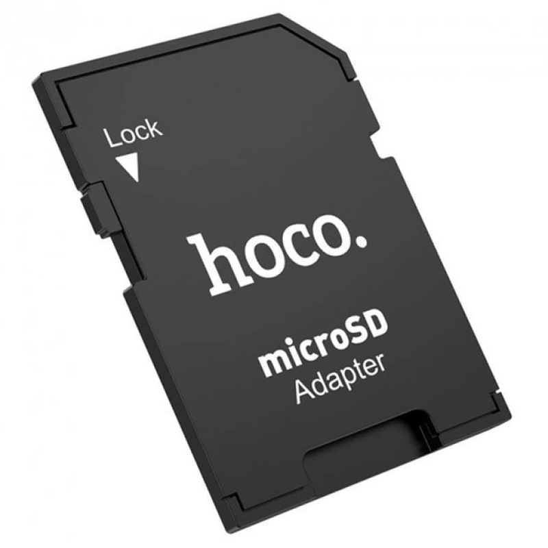 Перехідник для карти пам'яті Hoco HB22 Micro-SD / TF to SD / Чорний