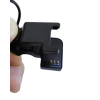 Адаптер USB кабель для смарт-годин на 3 контакти (3 мм) 30 см./ Зажим для зарядного пристрою / Чорний