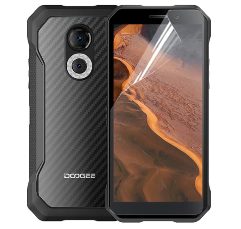 Гідрогелева олеофобна захисна плівка для Doogee S61 / Прозора