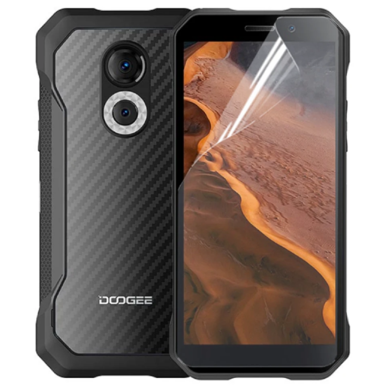 Гидрогелевая олеофобная защитная пленка для Doogee S61 / Прозрачная