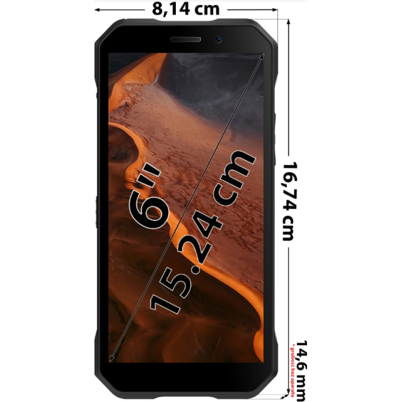 Гидрогелевая олеофобная защитная пленка для Doogee S61 / Прозрачная