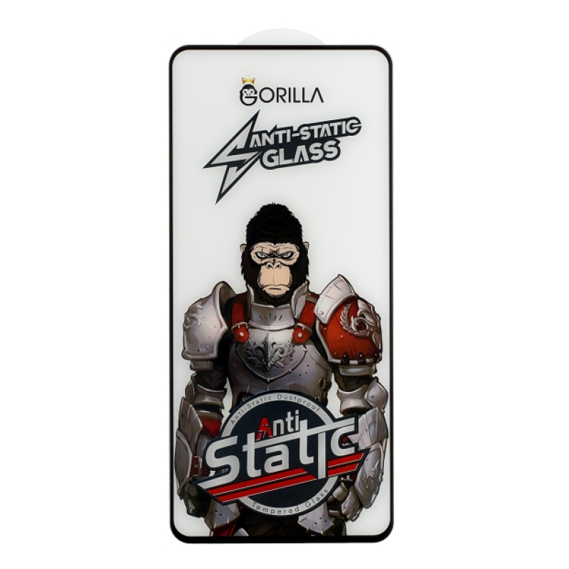 Закаленное защитное стекло на POCO X5 / Черная рамка