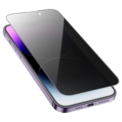 Загартоване скло HOCO G15 на Iphone 15 Plus Антишпигун / Повне покриття / Чорна рамка