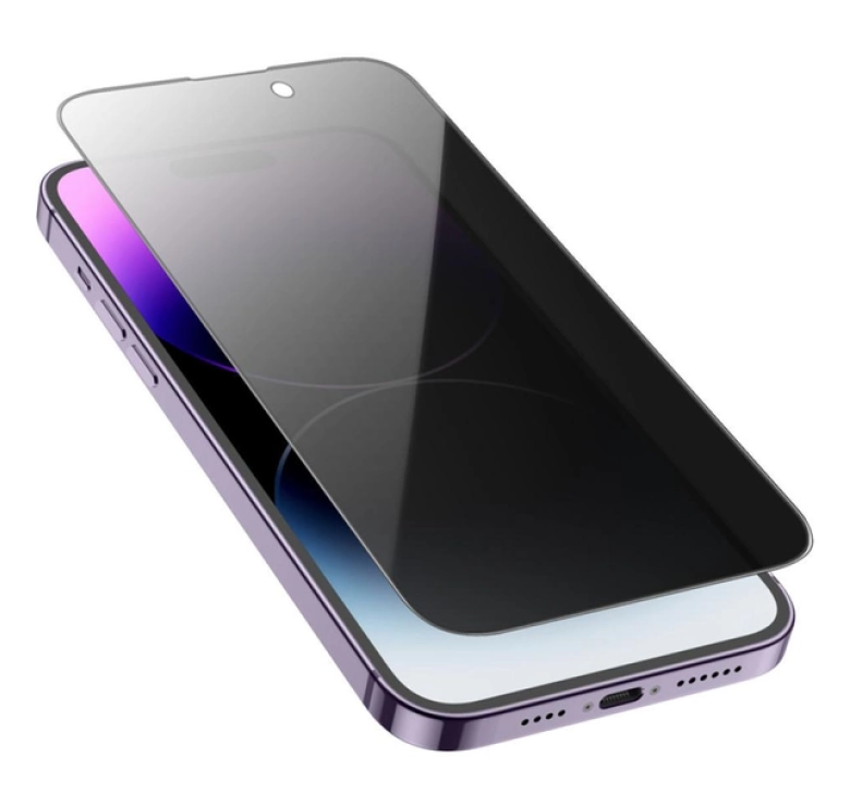 Загартоване скло HOCO G15 на Iphone 15 Plus Антишпигун / Повне покриття / Чорна рамка
