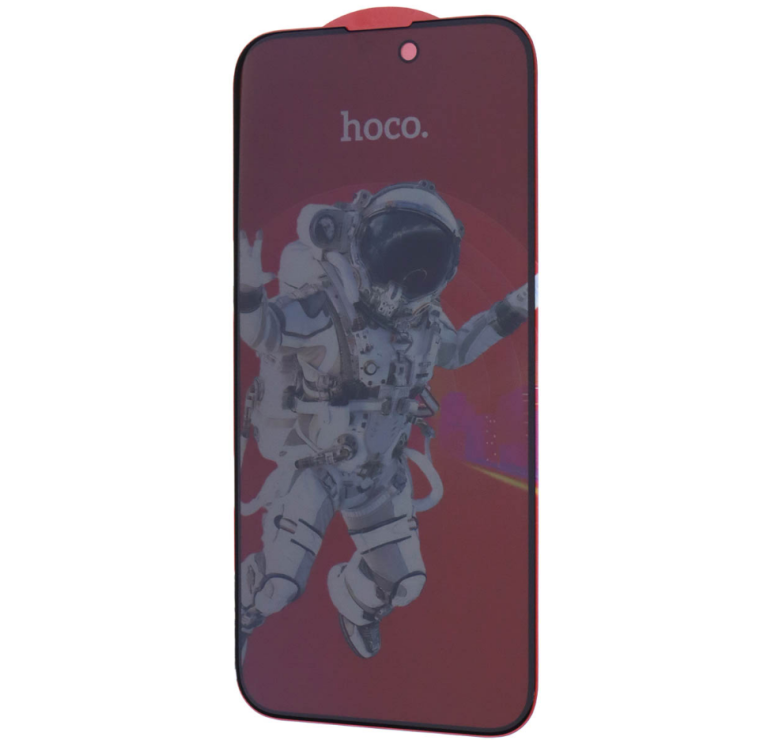 Загартоване скло HOCO G15 на Iphone 15 Plus Антишпигун / Повне покриття / Чорна рамка