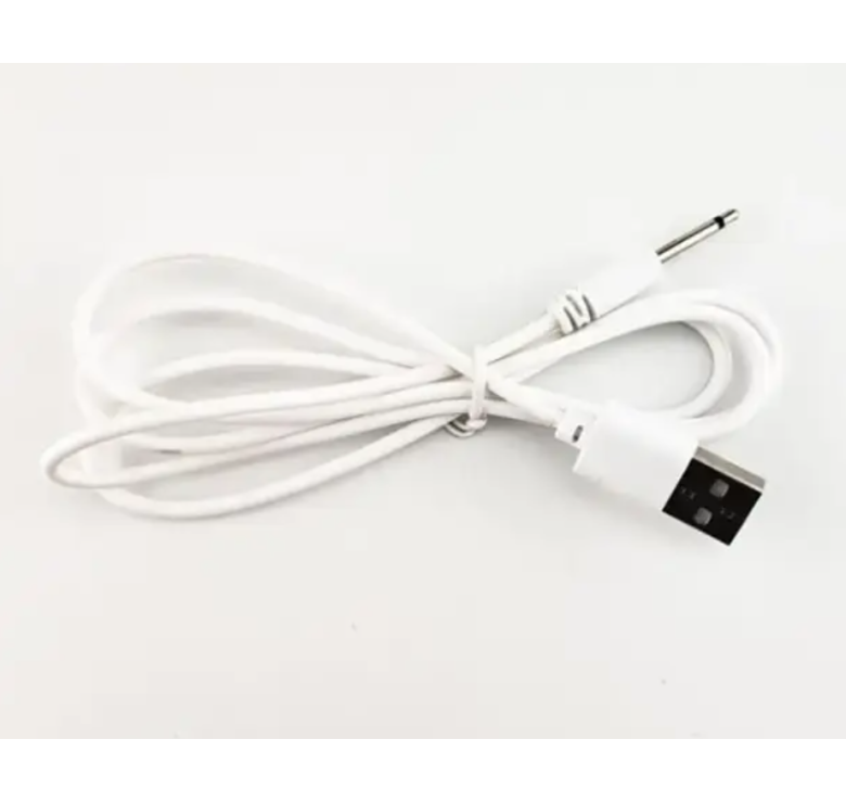 Зарядний кабель USB для вібро масажерів 2,5 мм (17 мм)