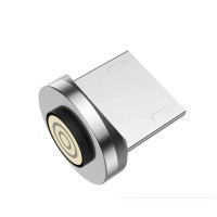 Магнітний круглий конектор Micro USB USLION 5A для швидкої зарядки
