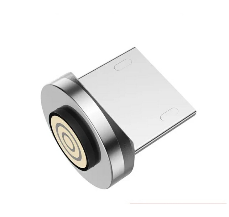 Магнітний круглий конектор Micro USB USLION 5A для швидкої зарядки