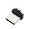 Магнітний круглий конектор Micro USB USLION 5A для швидкої зарядки