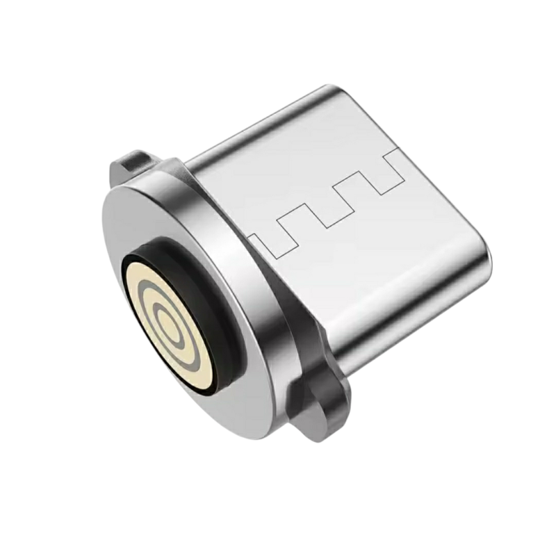 Магнитный круглый коннектор Type C USLION 5A для быстрой зарядки