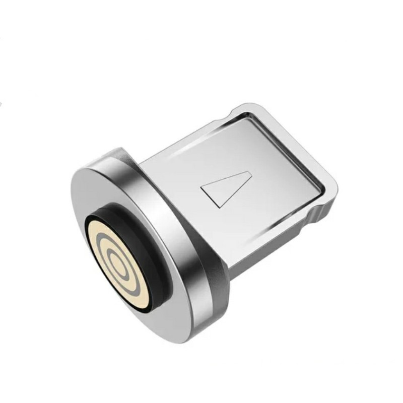 Магнітний круглий конектор Lightning (iPhone) USLION 5A для швидкої зарядки