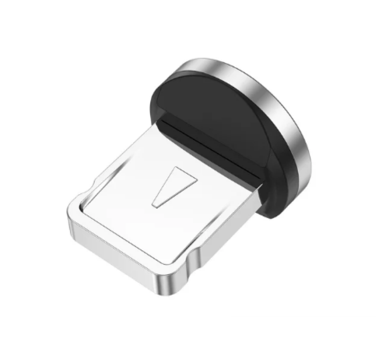 Магнітний круглий конектор Lightning (iPhone) USLION 5A для швидкої зарядки